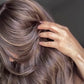 FEATHERLITE MEDUIM/LIGHT BROWN ASHY BALAYAGE TOPPER