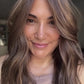 FEATHERLITE MEDUIM/LIGHT BROWN ASHY BALAYAGE TOPPER