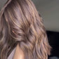 FEATHERLITE MEDUIM/LIGHT BROWN ASHY BALAYAGE TOPPER
