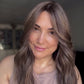 FEATHERLITE MEDUIM/LIGHT BROWN ASHY BALAYAGE TOPPER