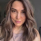 FEATHERLITE MEDUIM/LIGHT BROWN ASHY BALAYAGE TOPPER