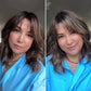 SOFT LAYERED LOB WITH CURTAIN BANGS