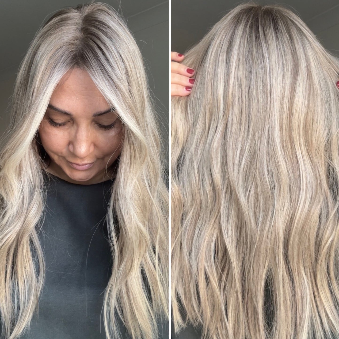 ASHY BLONDE LACE TOPPER