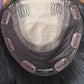 SOFT BLACK SILK-LACE LESS DENSITY TOPPER