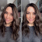 MEDIUM TO LIGHT BROWN BALAYAGE SILK TOPPER