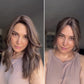 FEATHERLITE MEDUIM/LIGHT BROWN ASHY BALAYAGE TOPPER