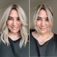 ASH BLONDE TOPPER WITH SUBTLE SOFT ROOT SHADOW