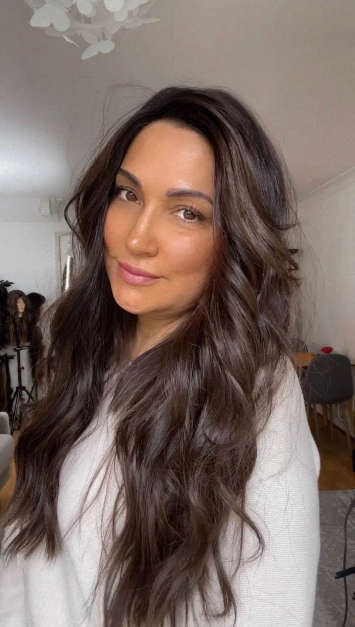 FEATHERLITE MEDIUM TO DARK BROWN TOPPER